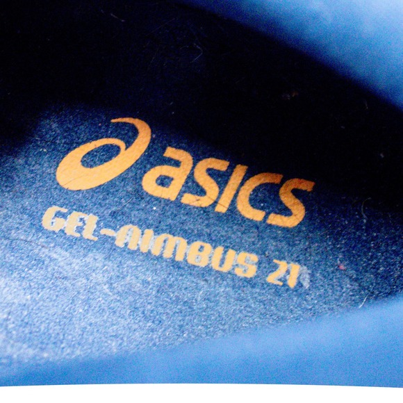 Asics Gel-Nimbus 21 Moko Blue Black Sneakers 10.5 US Men - 44.5 EU - Picture 10 of 10